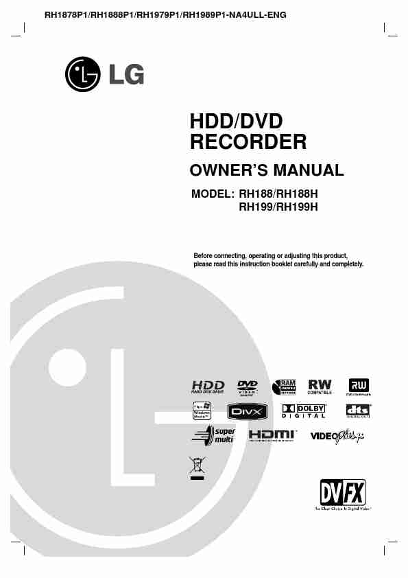 LG Electronics DVD Recorder RH188-page_pdf
